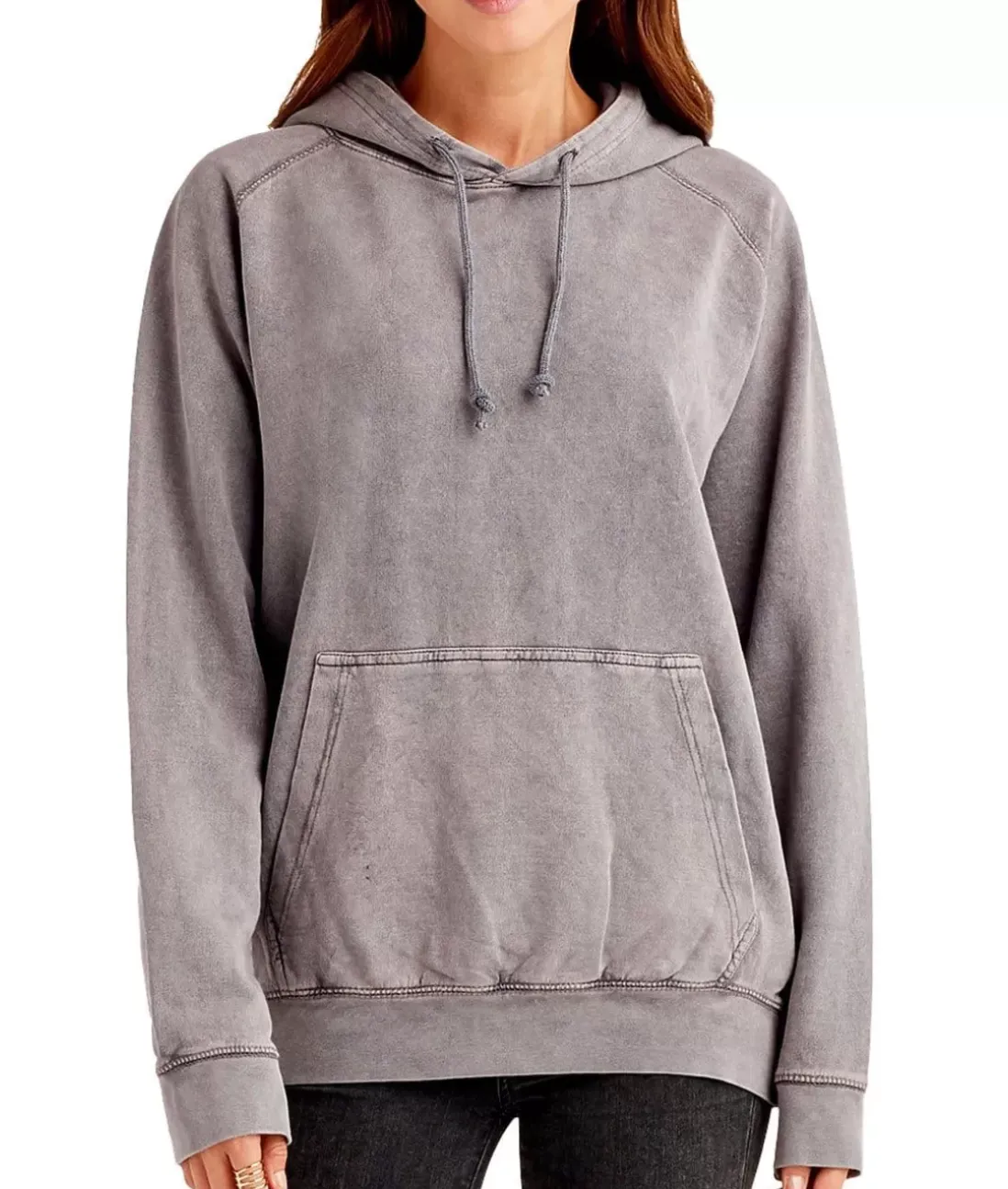 Women Nayked Apparel Hoodies & Sweatshirts>Women'S Oversized Vintage Fleece Raglan Hoodie