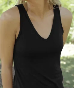 Women Nayked Apparel Tops>Women'S Ridiculously Soft Lightweight Flowy V-Neck Tank Top