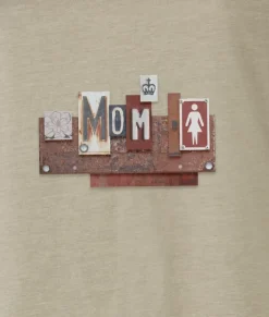 Women Nayked Apparel Tops>Women'S Ridiculously Soft Midweight Graphic Tee | License Plate Art: Mom