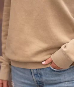 Women Nayked Apparel Tops>Women'S Ridiculously Soft Oversized Pigment-Dyed Sweatshirt