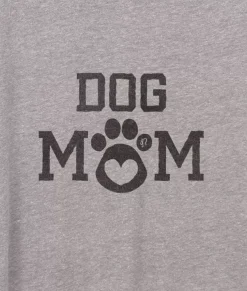 Women Nayked Apparel Tops>Women'S Ridiculously Soft Vintage Crop Graphic Tee | Dog Mom