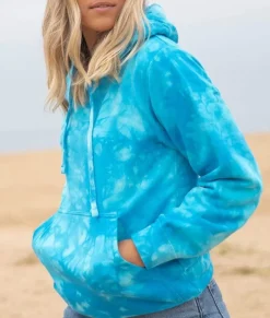 Women Nayked Apparel Athleisure>Women'S Ridiculously Soft Tie Dye Hooded Sweatshirt