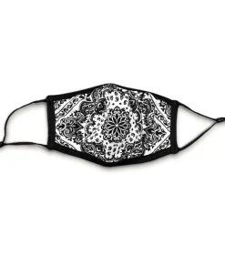 Women Nayked Apparel Accessories>Women'S Ridiculously Soft Bandana Print 2-Layer Face Mask With Adjustable Ear Loops