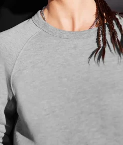 Women Nayked Apparel Tops>Women'S Ridiculously Soft Lightweight Heathered Oversized Fleece Pullover Sweatshirt