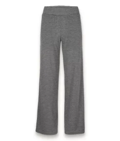 Women Nayked Apparel Athleisure>Women'S Ridiculously Soft Shirred Wide Leg Fine Line Striped Lounge Pants