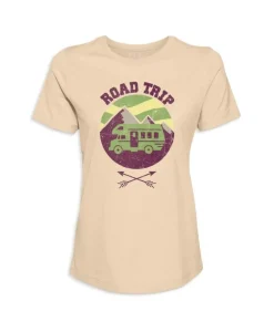 Women Nayked Apparel T-Shirts>Women'S Ridiculously Soft Graphic Tee | Road Trip