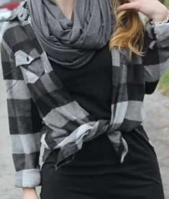 Women Nayked Apparel Tops>Women'S Ridiculously Soft Flannel Boyfriend Shirt