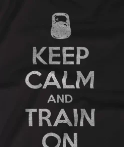 Women Nayked Apparel Athleisure>Women'S Ridiculously Soft Cropped Racerback Graphic Tank | Keep Calm