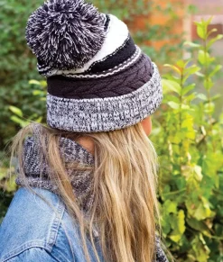 Women Nayked Apparel Accessories>Women'S Ridiculously Soft Chunky Knit Pom-Pom Beanie