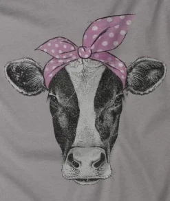 Women Nayked Apparel Tops>Women'S Ridiculously Soft Graphic Tee | Cow