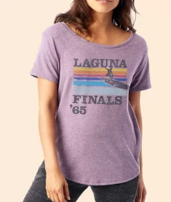 Women Nayked Apparel T-Shirts>Women'S Ridiculously Soft Graphic Vintage Oversized Tee | Laguna Finals