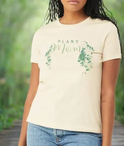 Women Nayked Apparel T-Shirts>Women'S Ridiculously Soft Lightweight Graphic Tee | Plant Mom
