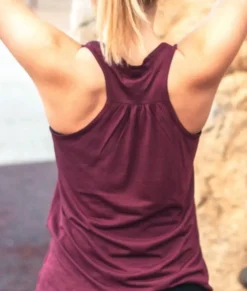 Women Nayked Apparel Tops>Women'S Ridiculously Soft Lightweight Flowy Yoga Tank Top
