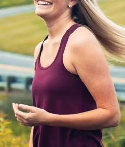 Women Nayked Apparel Tops>Women'S Ridiculously Soft Lightweight Flowy Yoga Tank Top