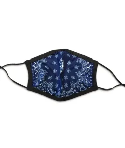 Women Nayked Apparel Accessories>Women'S Ridiculously Soft Bandana Print 2-Layer Face Mask With Adjustable Ear Loops