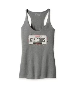 Women Nayked Apparel T-Shirts>Women'S Ridiculously Soft Lightweight Racerback Graphic Tank | 614 Cbus