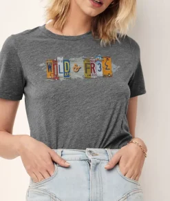 Women Nayked Apparel T-Shirts>Women'S Ridiculously Soft Lightweight Graphic Tee | Wild & Free