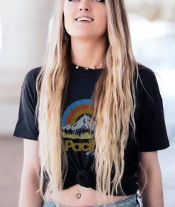 Women Nayked Apparel T-Shirts>Women'S Ridiculously Soft Graphic Tee | Pacific Northwest