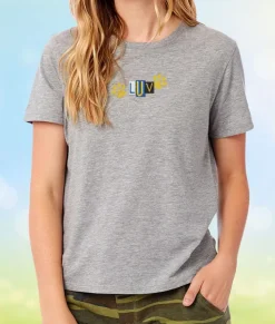 Women Nayked Apparel T-Shirts>Women'S Soft Go-To Graphic Tee | Luv Paw Print