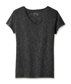 Women Nayked Apparel T-Shirts>Women'S Soft Lightweight Marled V-Neck T-Shirt