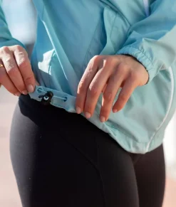 Women Nayked Apparel Outerwear>Women'S Soft Lightweight Oversized Full-Zip Windbreaker Jacket