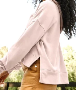 Women Nayked Apparel Hoodies & Sweatshirts>Women'S Soft Recycled Washed Terry Hoodie