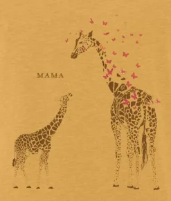 Women Nayked Apparel Tops>Women'S Split Side Graphic Tank | Mama Giraffe