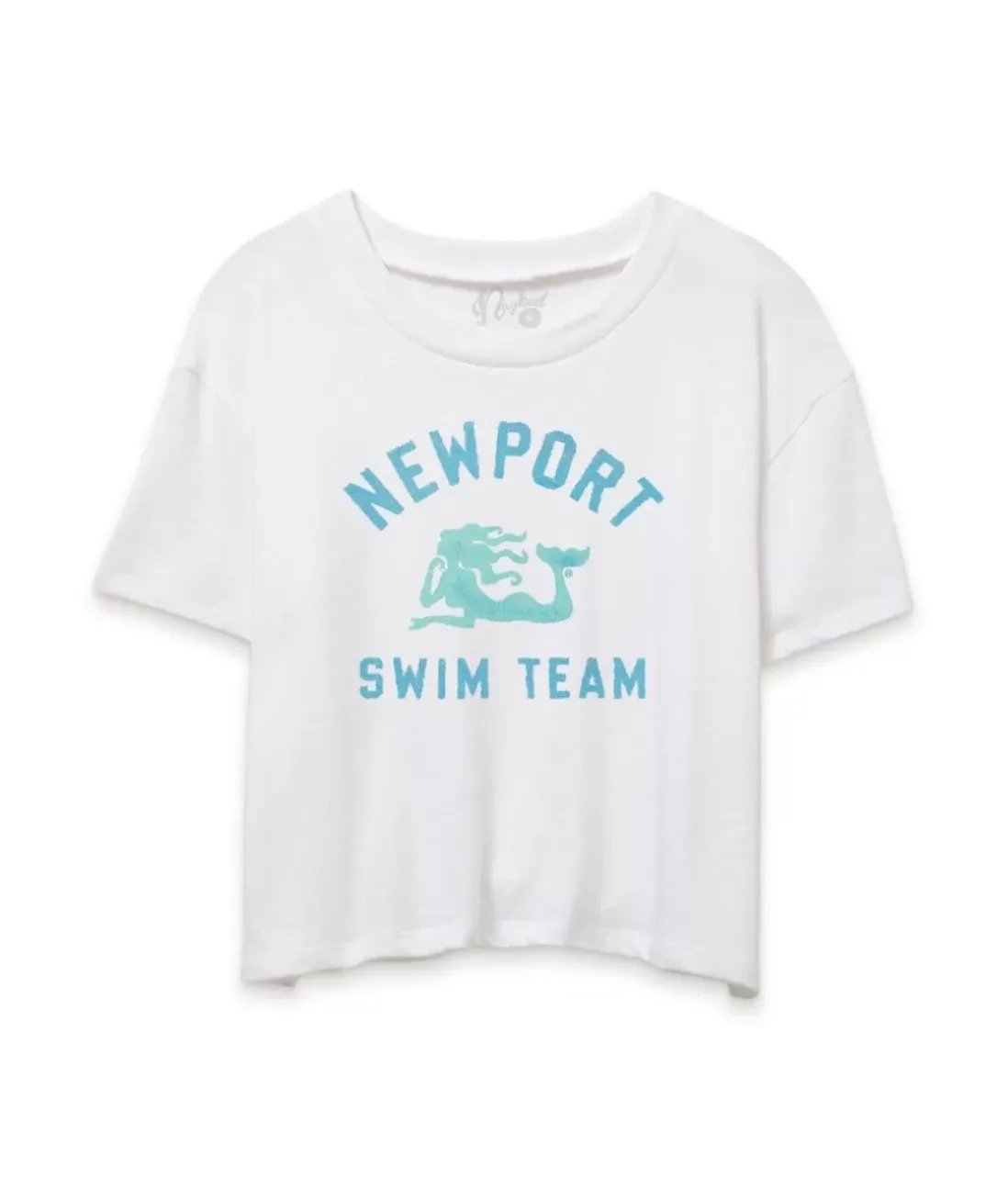 Women Nayked Apparel Tops>Women'S Vintage Graphic Crop T-Shirt | Newport